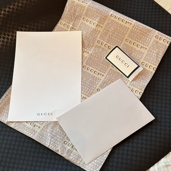 GUCCI 100th Anniversary Gift Wrap/Tissue Paper Lot! - Picture 4 of 5